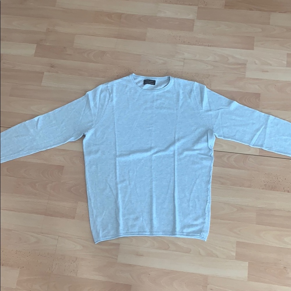 zara weaved cotton sweater